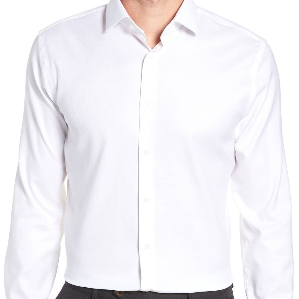 Calibrate Trim Fit Dress Shirt 16.5 32/33